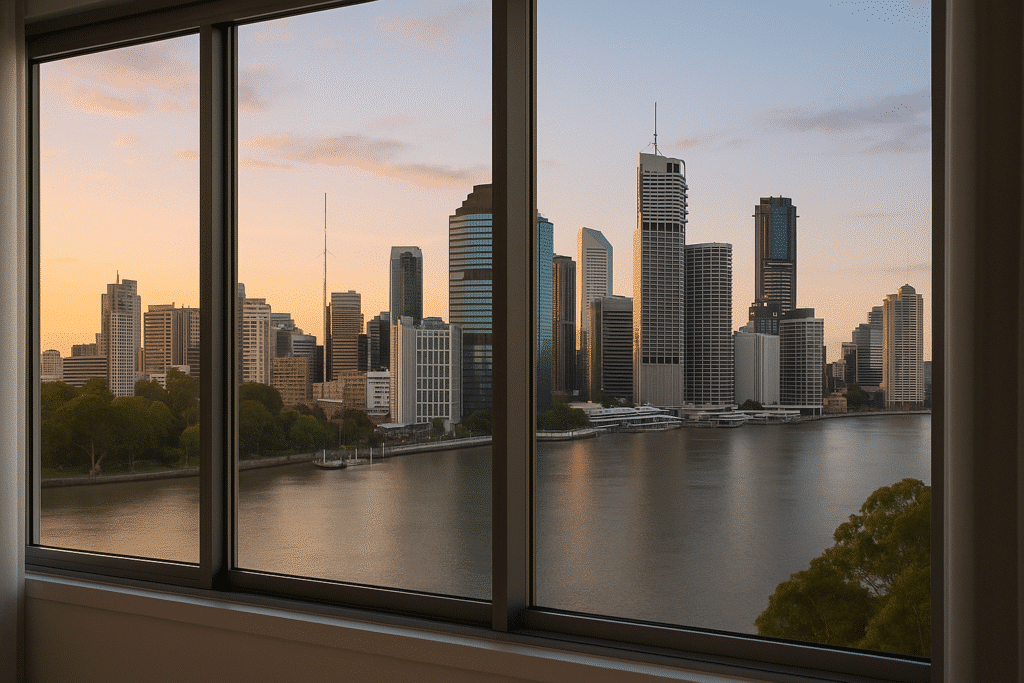 The view from windows with invisible window insulation