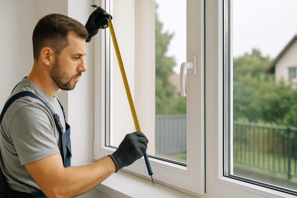 Why Custom-Built Glazing Performs Better Than Cheap Off-the-Shelf Kits 1 Measuring the windows